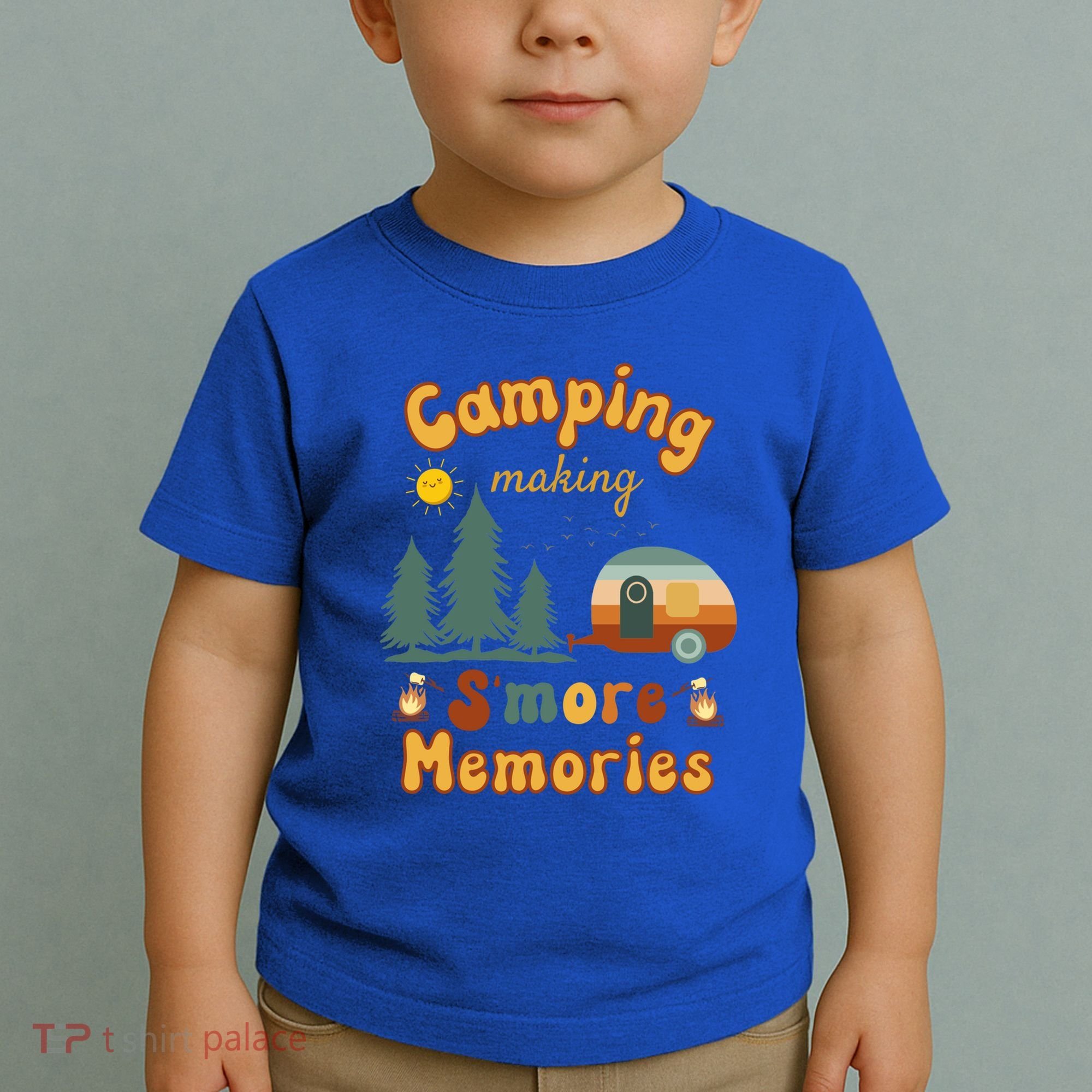 Awesome Camping Making Smore Memories Camping Lovers Meaningful Gift Toddler T-Shirt