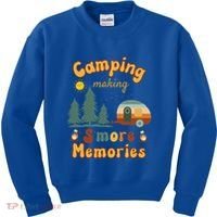 Awesome Camping Making Smore Memories Camping Lovers Meaningful Gift Kids Sweatshirt thumb 0