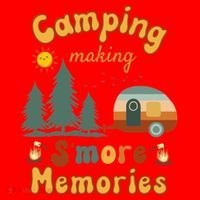 Awesome Camping Making Smore Memories Camping Lovers Meaningful Gift Santa Hat thumb 1