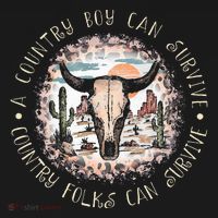 A Country Music Boy Can Survive Country Folks Can Survive Sweatshirt thumb 3