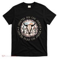 A Country Music Boy Can Survive Country Folks Can Survive T-Shirt thumb 0