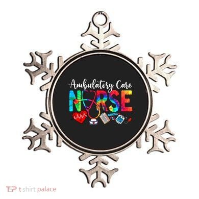 Ambulatory Care Nurse Tie Dye Love Heart Stethoscope Gift Ornament