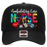 Ambulatory Care Nurse Tie Dye Love Heart Stethoscope Gift Hat thumb 0