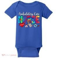 Ambulatory Care Nurse Tie Dye Love Heart Stethoscope Gift Baby Bodysuit thumb 0