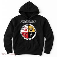 Aniyunwiya Cherokee Nation Native American Medicine Wheel Hoodie thumb 0