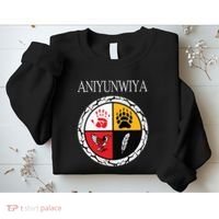 Aniyunwiya Cherokee Nation Native American Medicine Wheel Sweatshirt thumb 2