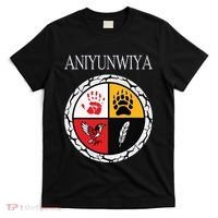 Aniyunwiya Cherokee Nation Native American Medicine Wheel T-Shirt thumb 0