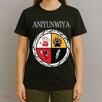 Aniyunwiya Cherokee Nation Native American Medicine Wheel T-Shirt thumb 4