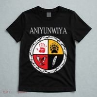Aniyunwiya Cherokee Nation Native American Medicine Wheel T-Shirt thumb 5
