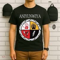Aniyunwiya Cherokee Nation Native American Medicine Wheel T-Shirt thumb 6