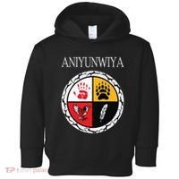 Aniyunwiya Cherokee Nation Native American Medicine Wheel Toddler Hoodie thumb 0