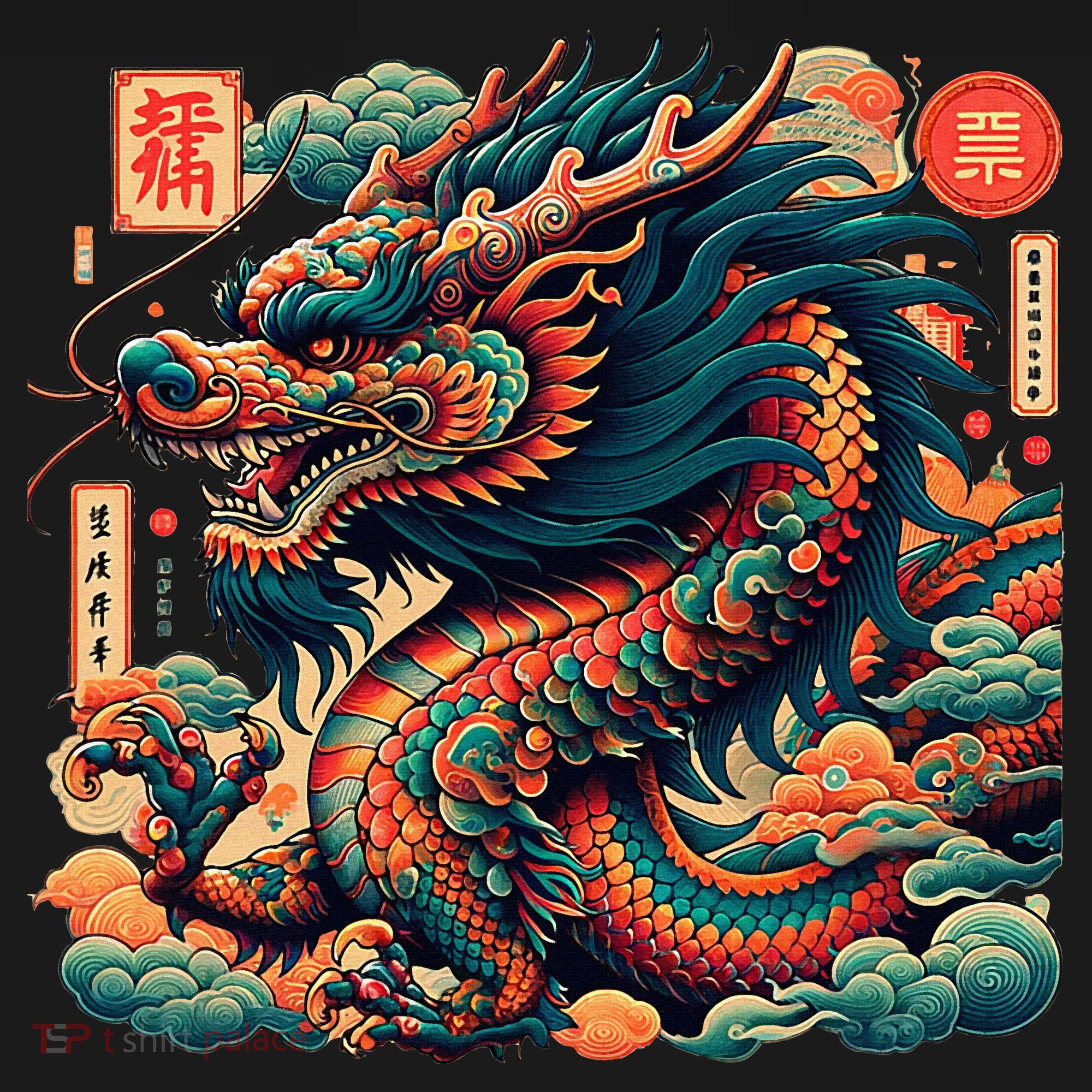 Animated Chinese New Year Dragon 2024  City Backpack