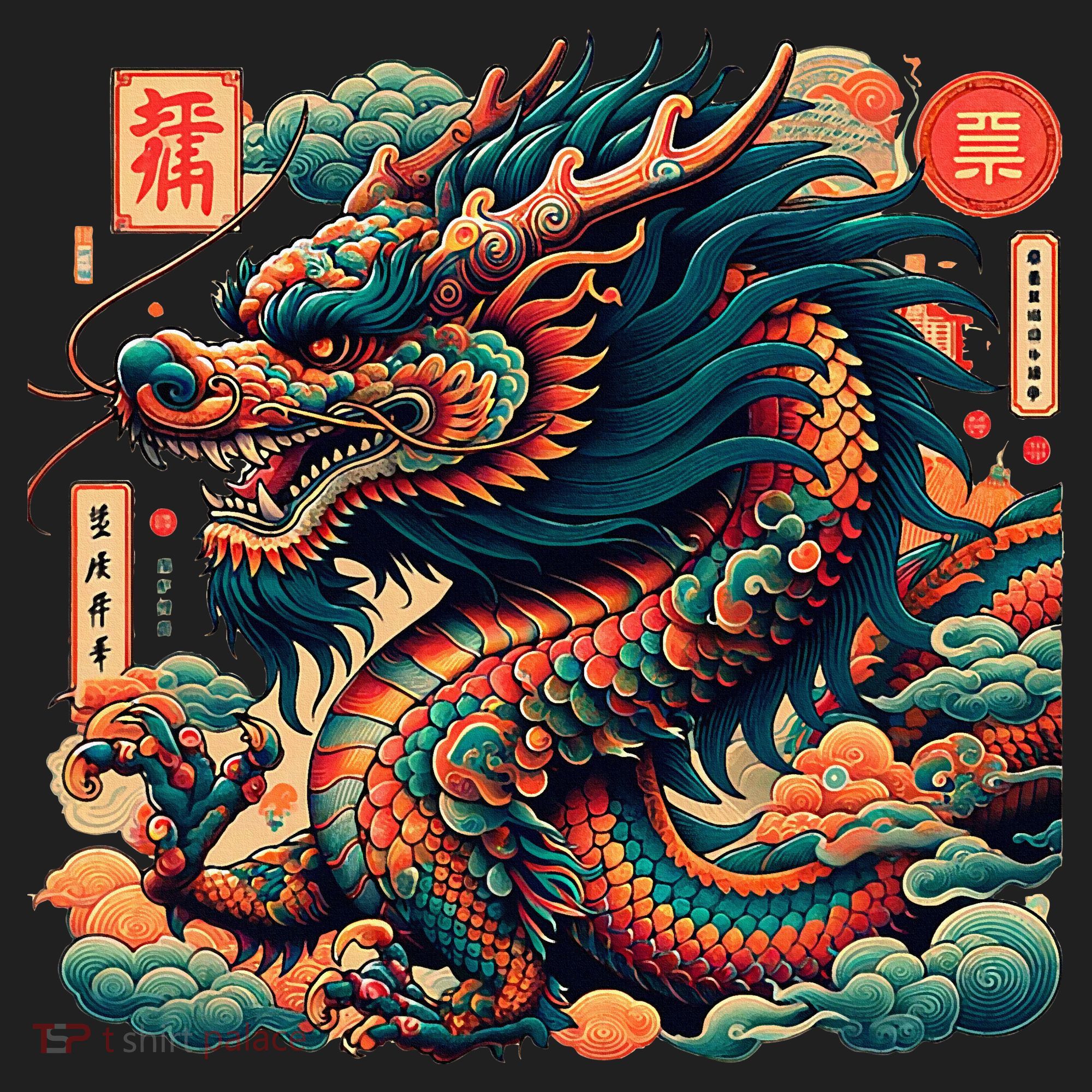 Animated Chinese New Year Dragon 2024  Beanie