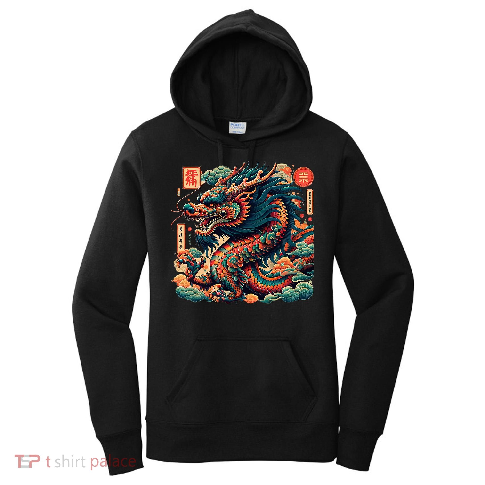 Animated Chinese New Year Dragon 2024  Women's Hoodie