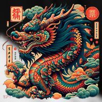 Animated Chinese New Year Dragon 2024  Toddler Fine Jersey T-Shirt thumb 2