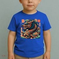 Animated Chinese New Year Dragon 2024  Toddler T-Shirt thumb 2