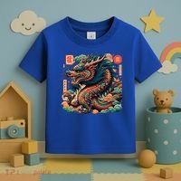 Animated Chinese New Year Dragon 2024  Toddler T-Shirt thumb 3