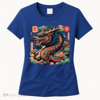 Animated Chinese New Year Dragon 2024  Women's T-Shirt