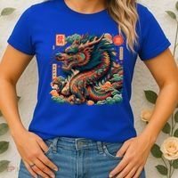Animated Chinese New Year Dragon 2024  Women's T-Shirt thumb 2