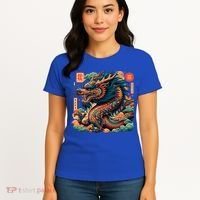 Animated Chinese New Year Dragon 2024  Women's T-Shirt thumb 4
