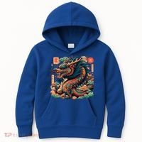 Animated Chinese New Year Dragon 2024  Kids Hoodie thumb 0