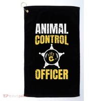 Animal Control Officer Animal Catcher Golf Towel thumb 0