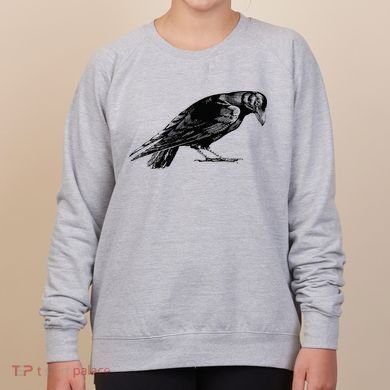 Antique Crow or Raven Women's Sweatshirt