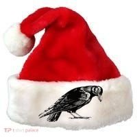 Antique Crow or Raven Santa Hat thumb 0