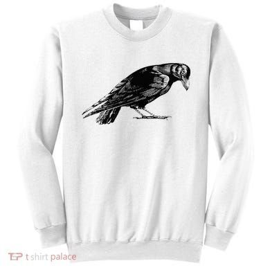 Antique Crow or Raven Sweatshirt