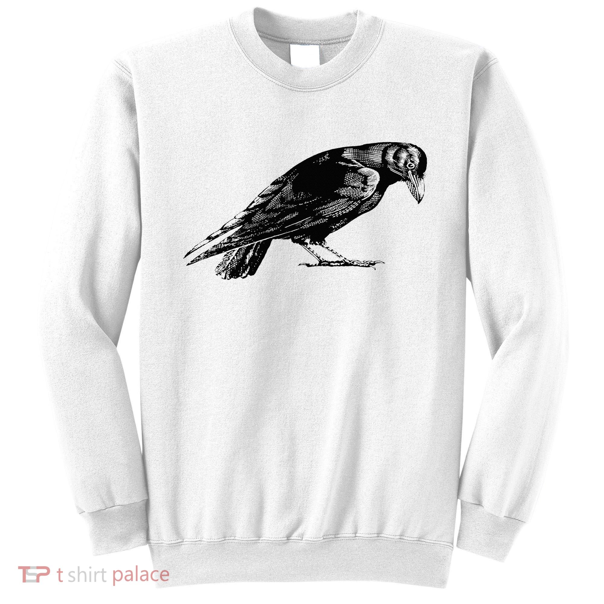 Antique Crow or Raven Sweatshirt