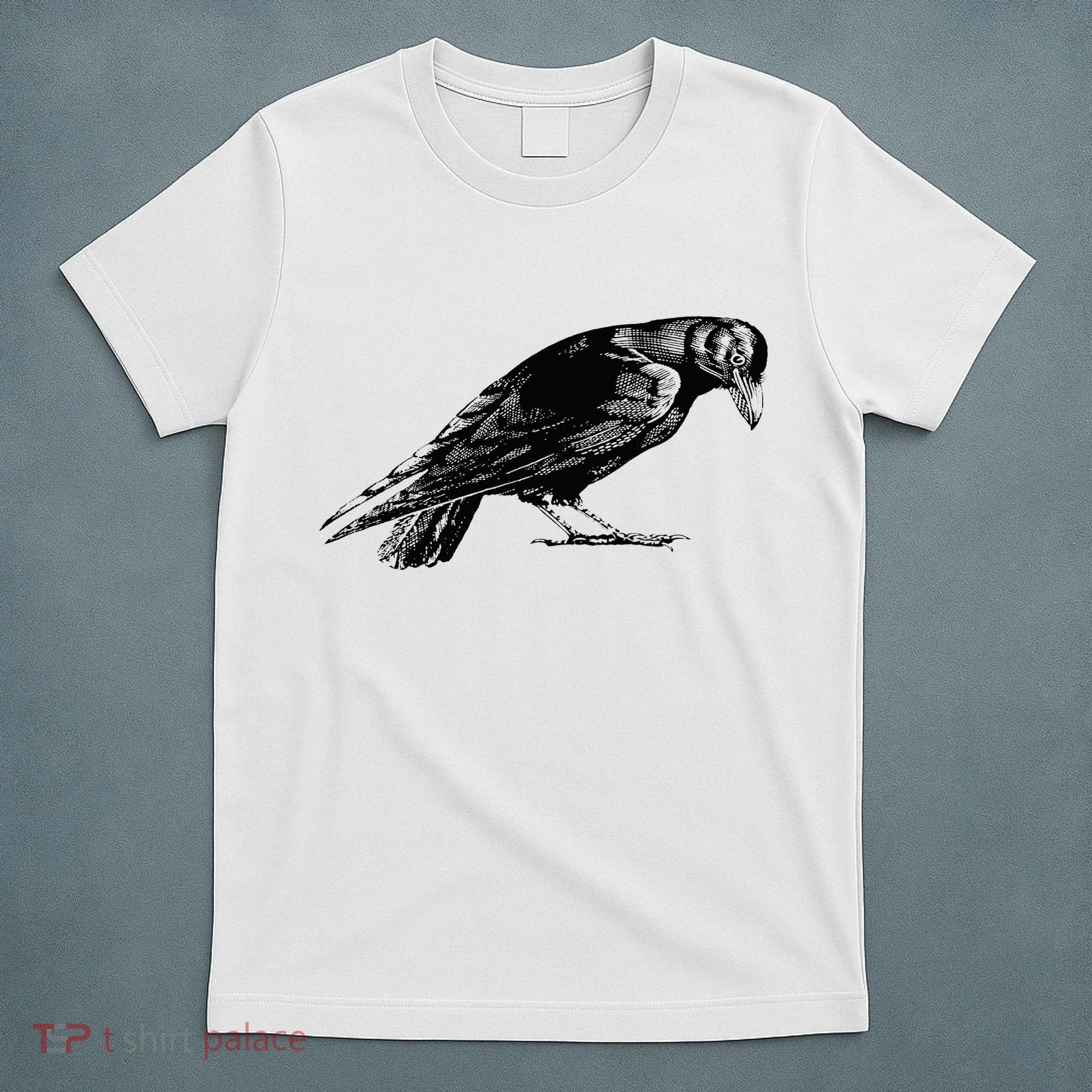 Antique Crow or Raven T-Shirt
