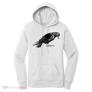 Antique Crow or Raven Women's Hoodie