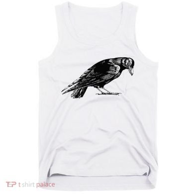 Antique Crow or Raven Tank Top