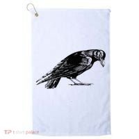 Antique Crow or Raven Golf Towel thumb 0