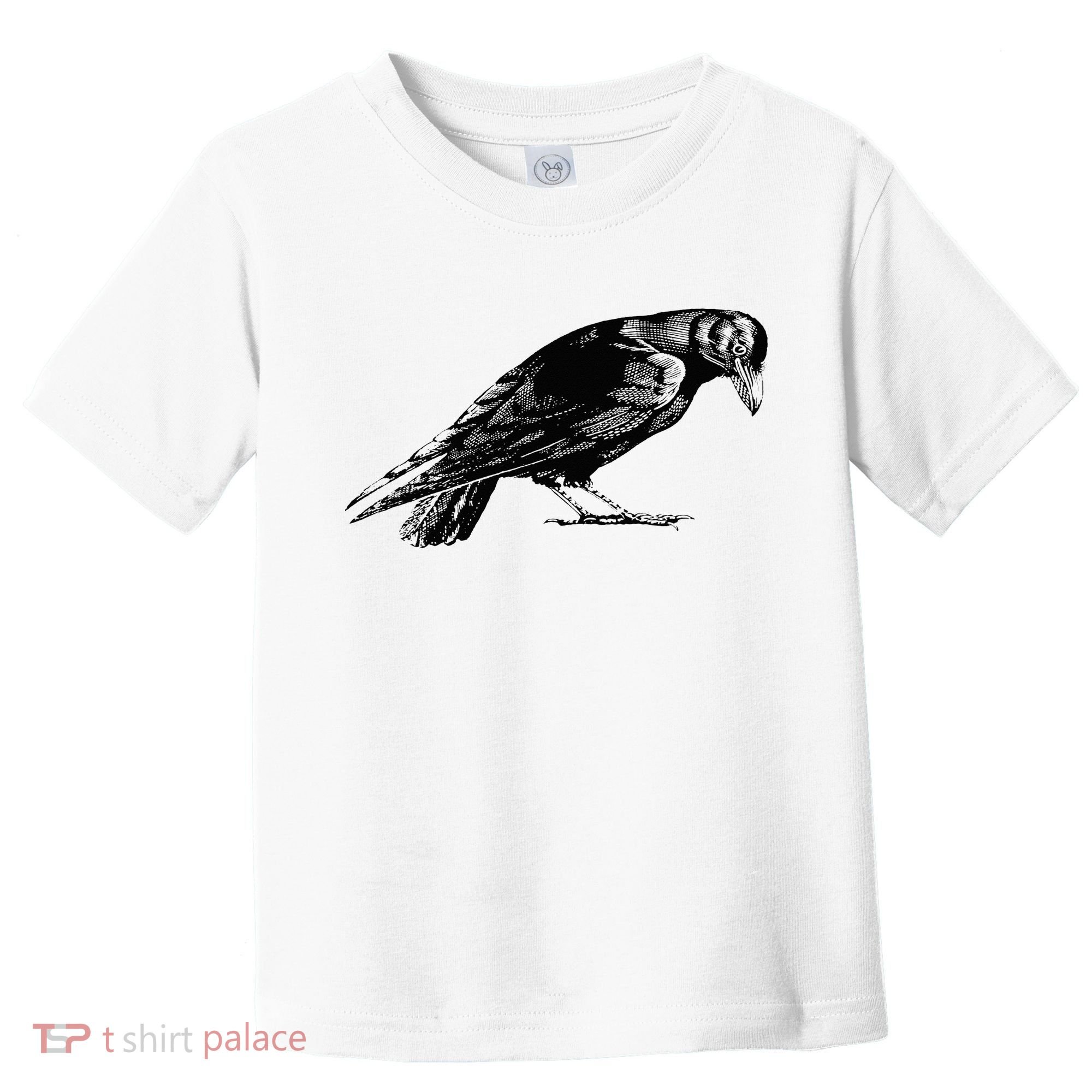 Antique Crow or Raven Toddler T-Shirt