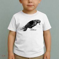 Antique Crow or Raven Toddler T-Shirt thumb 2