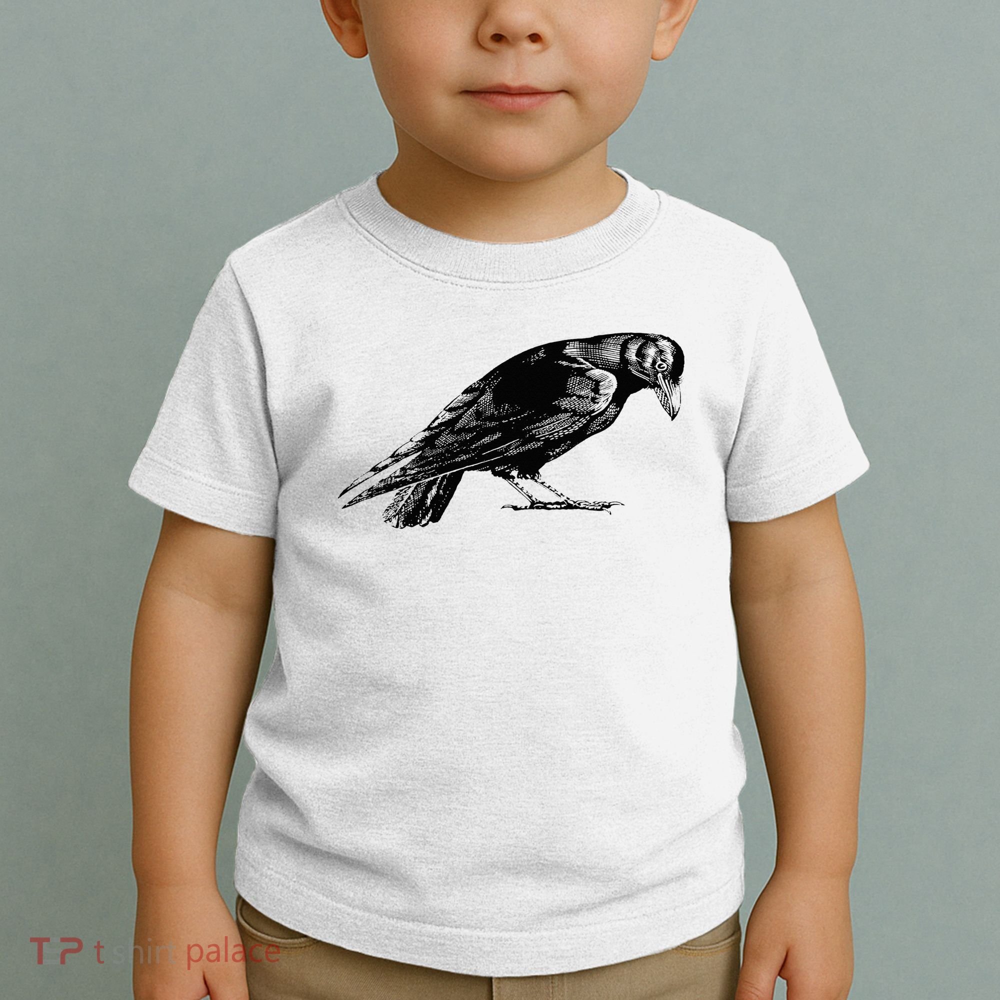 Antique Crow or Raven Toddler T-Shirt