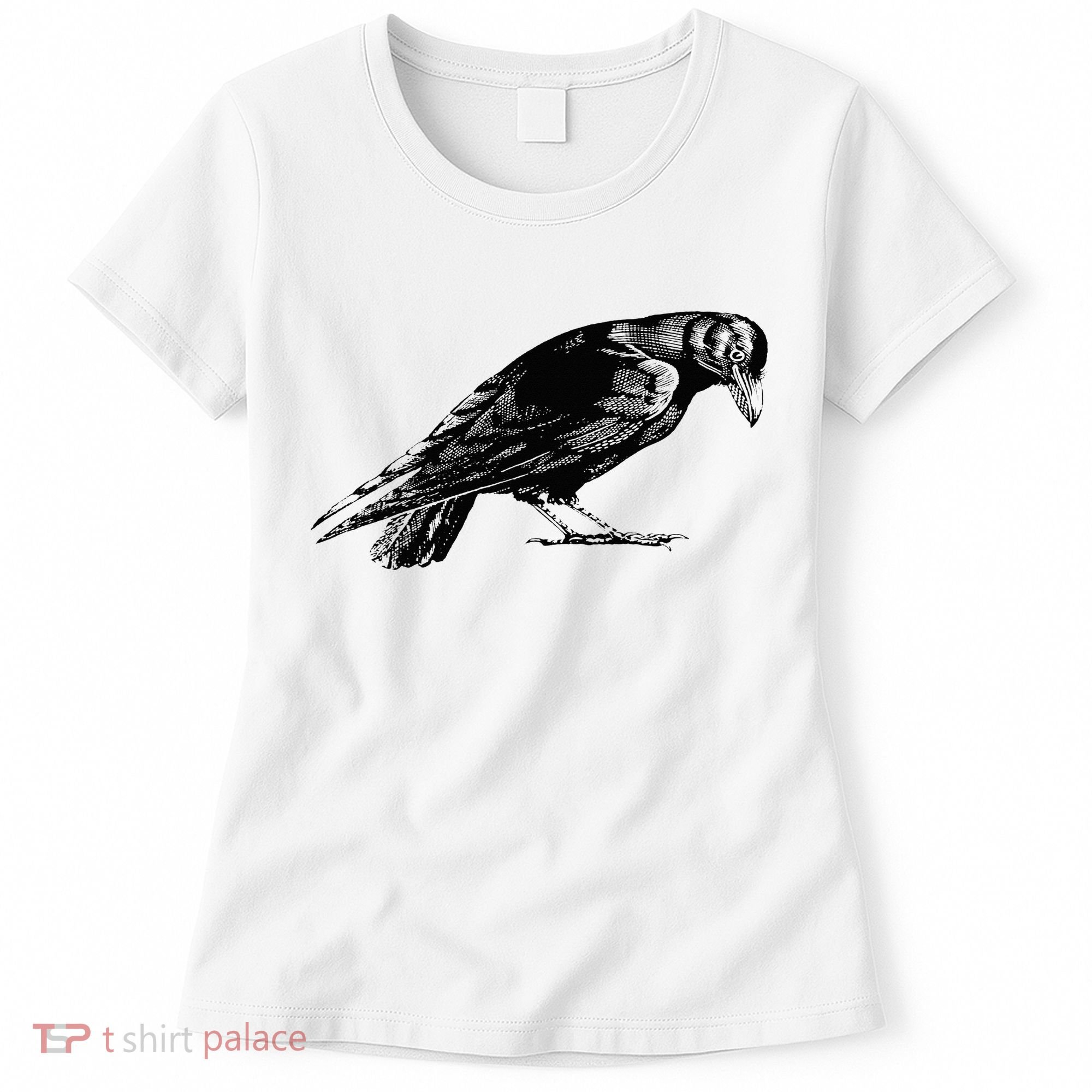 Antique Crow or Raven Women's T-Shirt