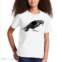 Antique Crow or Raven Kids T-Shirt thumb 2
