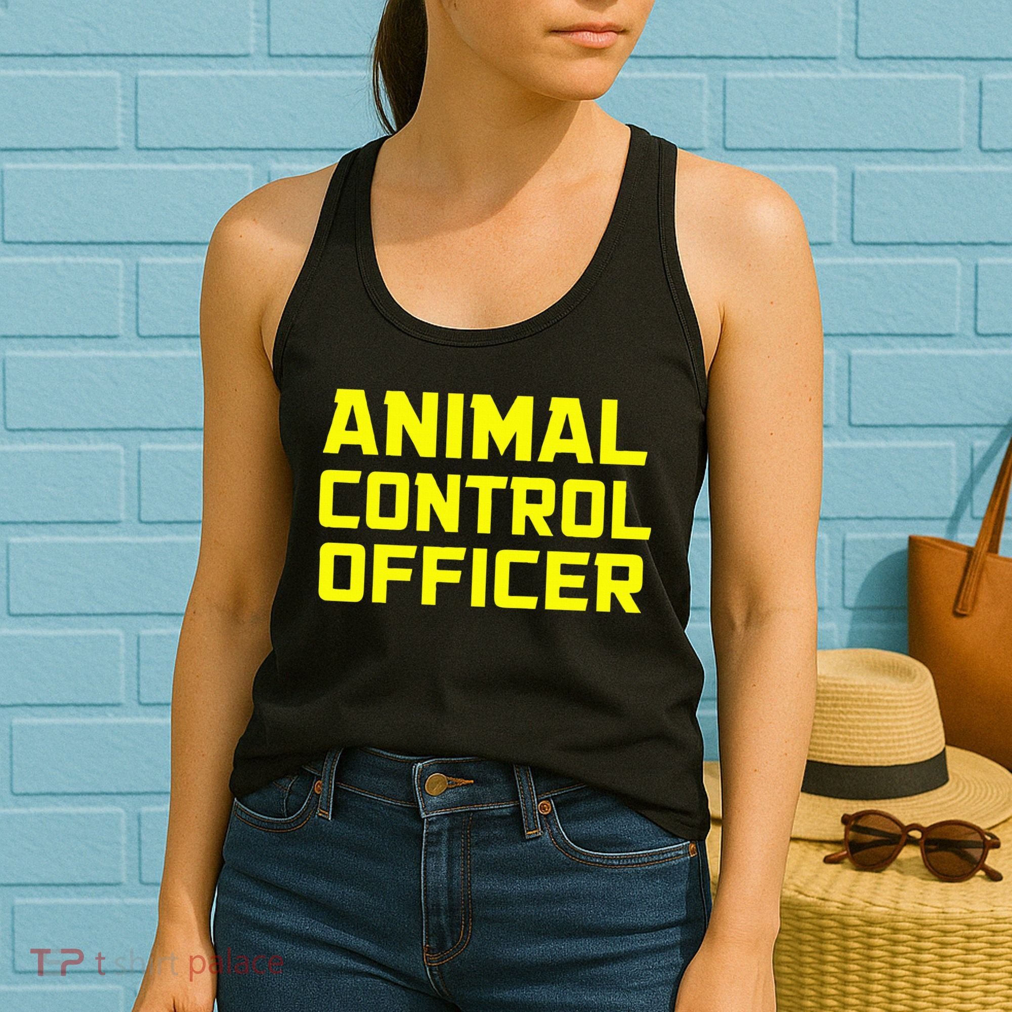 Animal Control Officer Halloween Costume Women's Tank Top