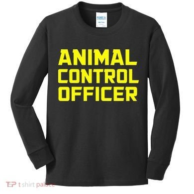Animal Control Officer Halloween Costume Kids Long Sleeve Shirt