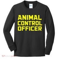 Animal Control Officer Halloween Costume Kids Long Sleeve Shirt thumb 0