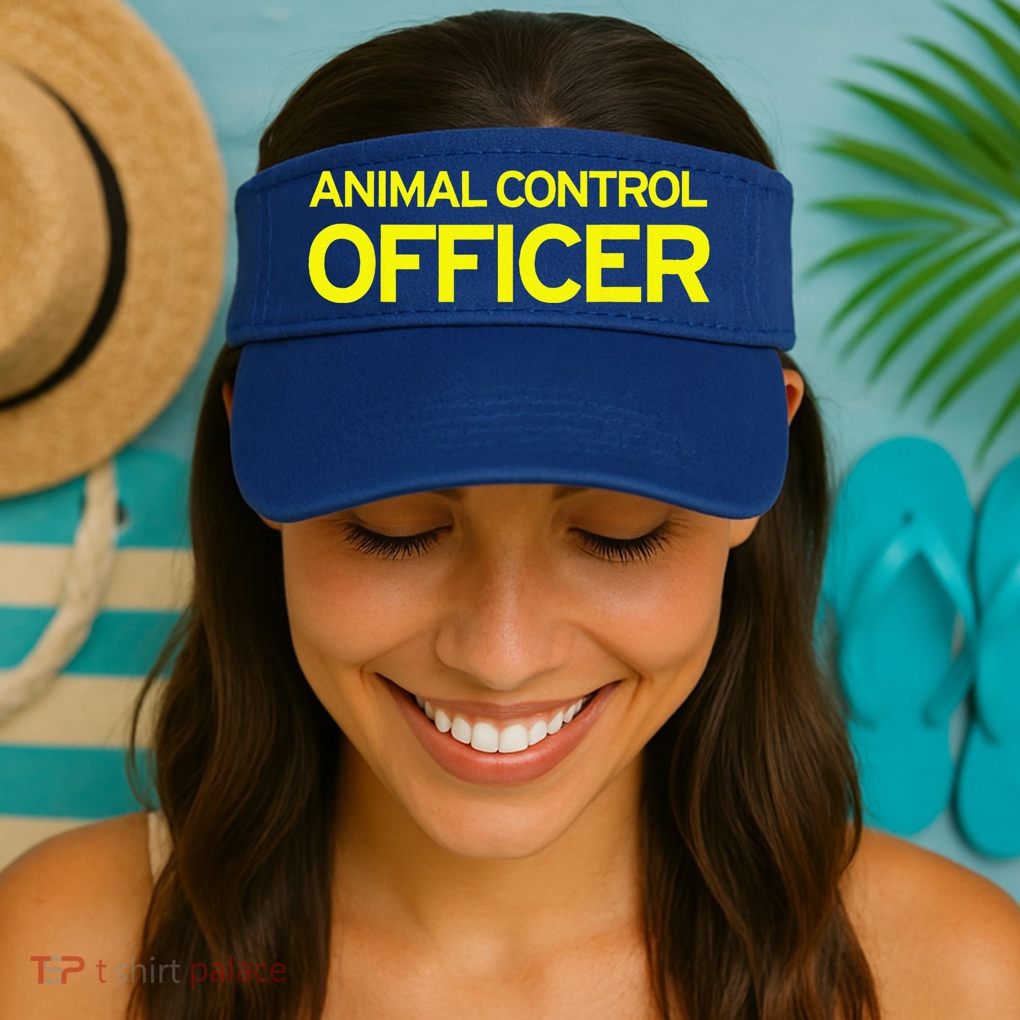 Animal Control Officer Halloween Costume Visor