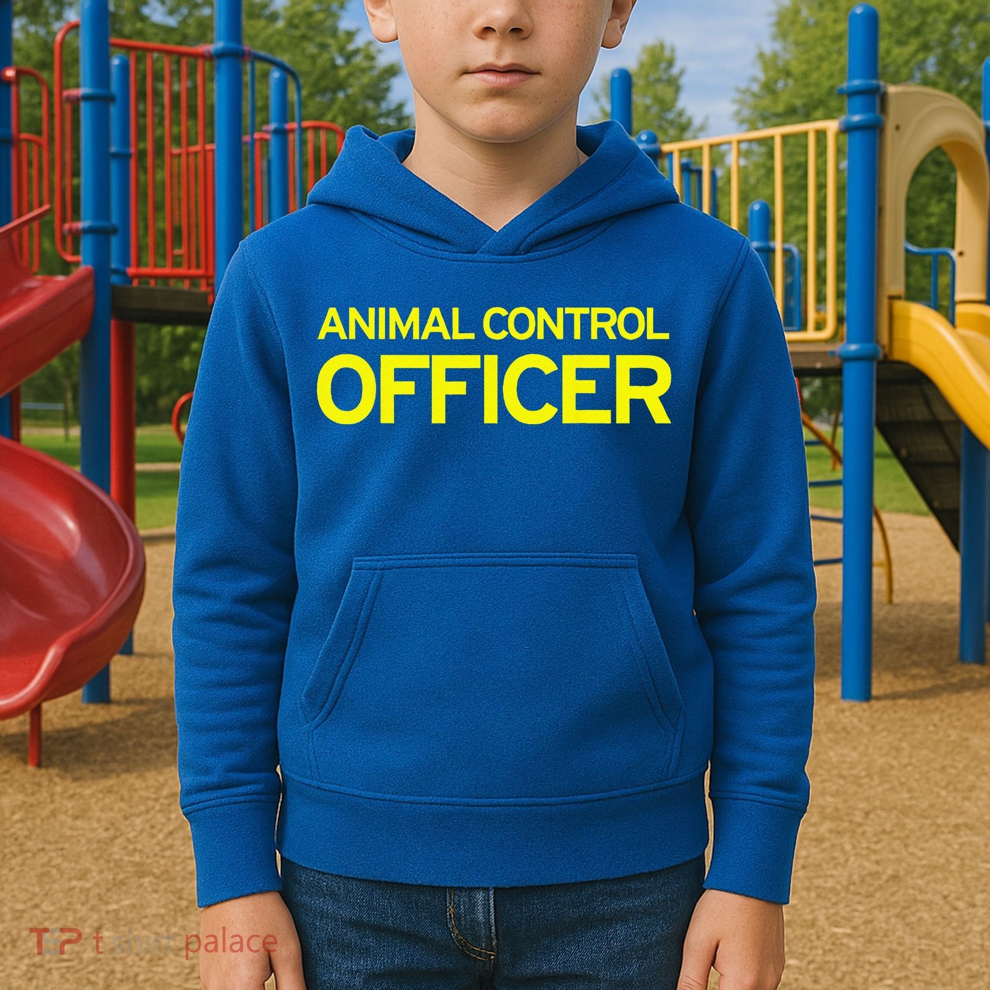 Animal Control Officer Halloween Costume Kids Hoodie