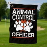 Animal Control Officer Golf Towel thumb 1