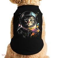 Astronaut Cat Or Funny Space Cat On Galaxy Cat Lover Day Doggie Tank thumb 0