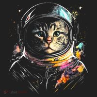 Astronaut Cat Or Funny Space Cat On Galaxy Cat Lover Day Beanie thumb 2