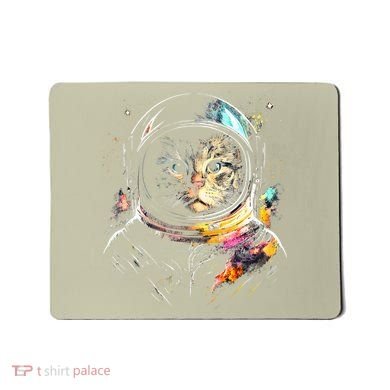 Astronaut Cat Or Funny Space Cat On Galaxy Cat Lover Day Mousepad