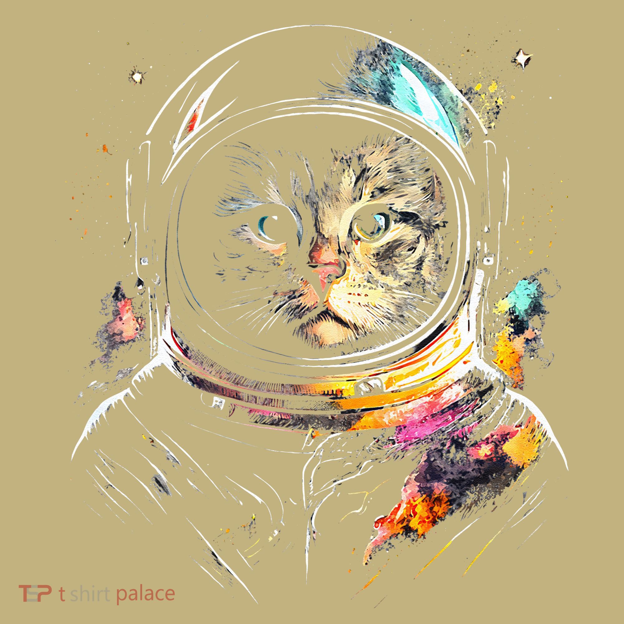 Astronaut Cat Or Funny Space Cat On Galaxy Cat Lover Day Mousepad