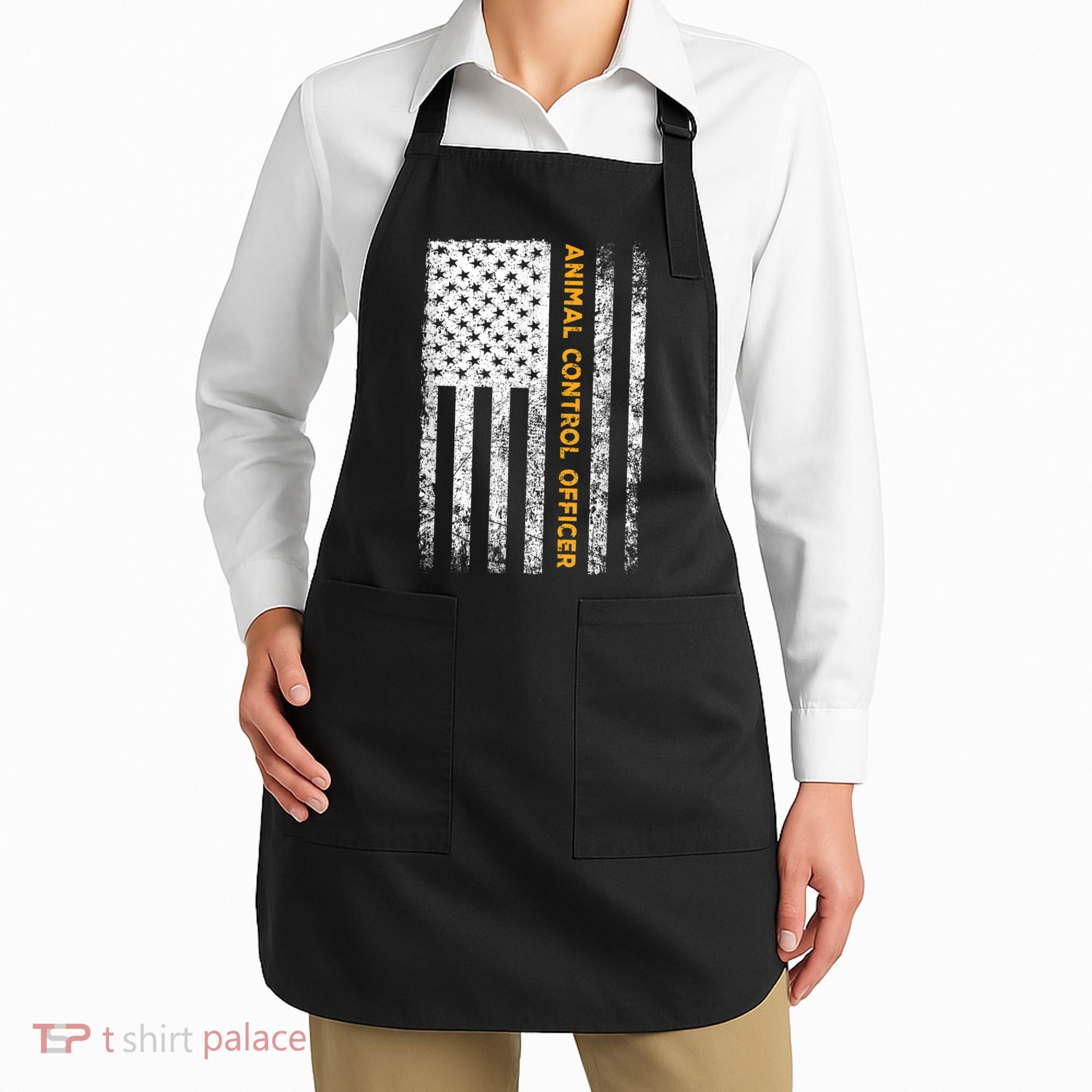 Animal Control Officer Flag Wildlife Rescue Patrol Control Apron